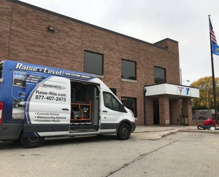 Commercial Concrete Repair Leveling Milwaukee